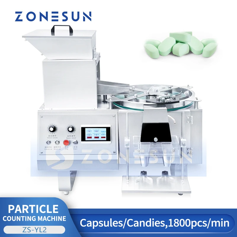 ZONESUN ZS-YL2 自動グミ計数充填機 1800  - Gummy Candy のレビューと価格