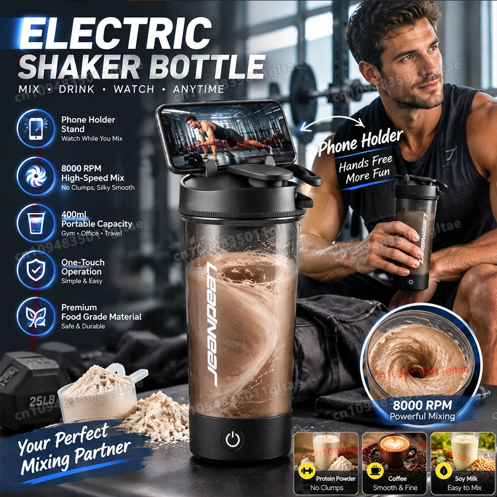 400～700mlの電動シェイカーカップ。自動攪拌機能付きで - Protein Bar のレビューと価格