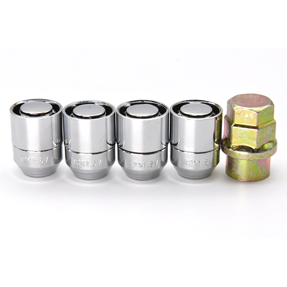 M12x1.5 ホイールナットロック盗難防止スチールナットト - Nuts Mix のレビューと価格